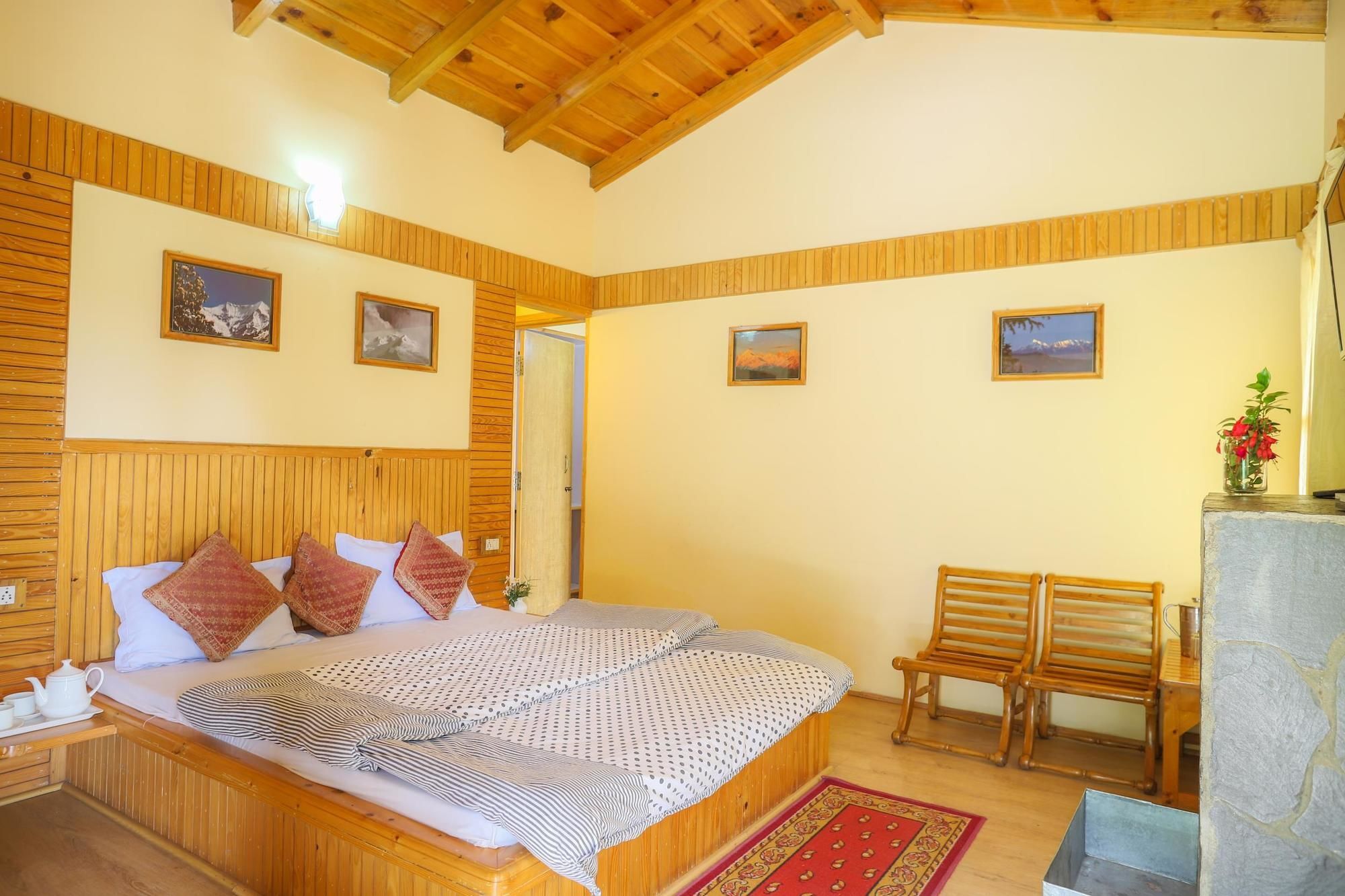 V Resorts The Nest Cottage Nainital Eksteriør billede